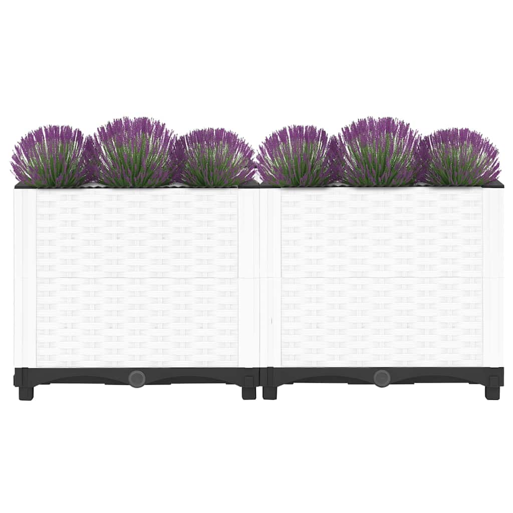 vidaXL Plantenbak verhoogd 80x40x38 cm polypropeen - Image 3