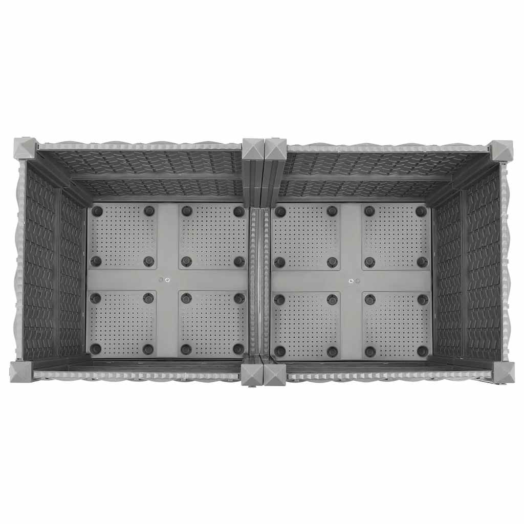 vidaXL Plantenbak verhoogd 80x40x38 cm polypropeen - Afbeelding 6