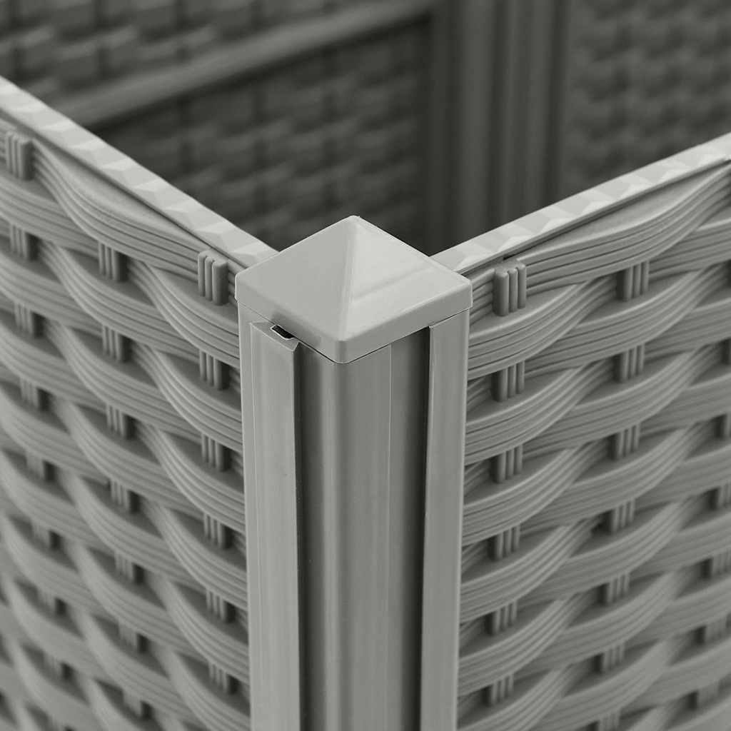 vidaXL Plantenbak verhoogd 80x40x38 cm polypropeen - Afbeelding 7