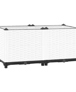 vidaXL Plantenbak verhoogd 80x40x38 cm polypropeen