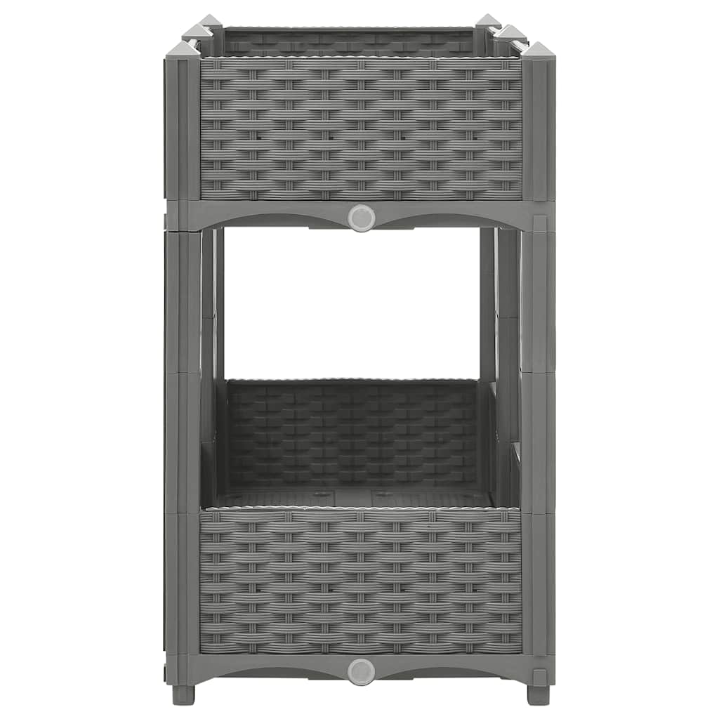 vidaXL Plantenbak verhoogd 80x40x71 cm polypropeen - Afbeelding 4