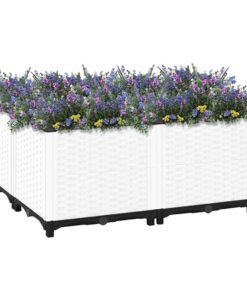 vidaXL Plantenbak verhoogd 80x80x38 cm polypropyleen