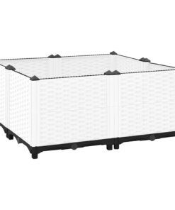 vidaXL Plantenbak verhoogd 80x80x38 cm polypropyleen