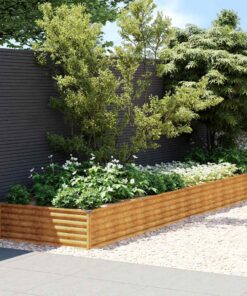 vidaXL Plantenbak verhoogd 960x100x36 cm cortenstaal