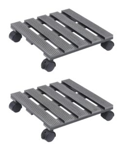 vidaXL Plantentrolleys 2 st 30x30x7