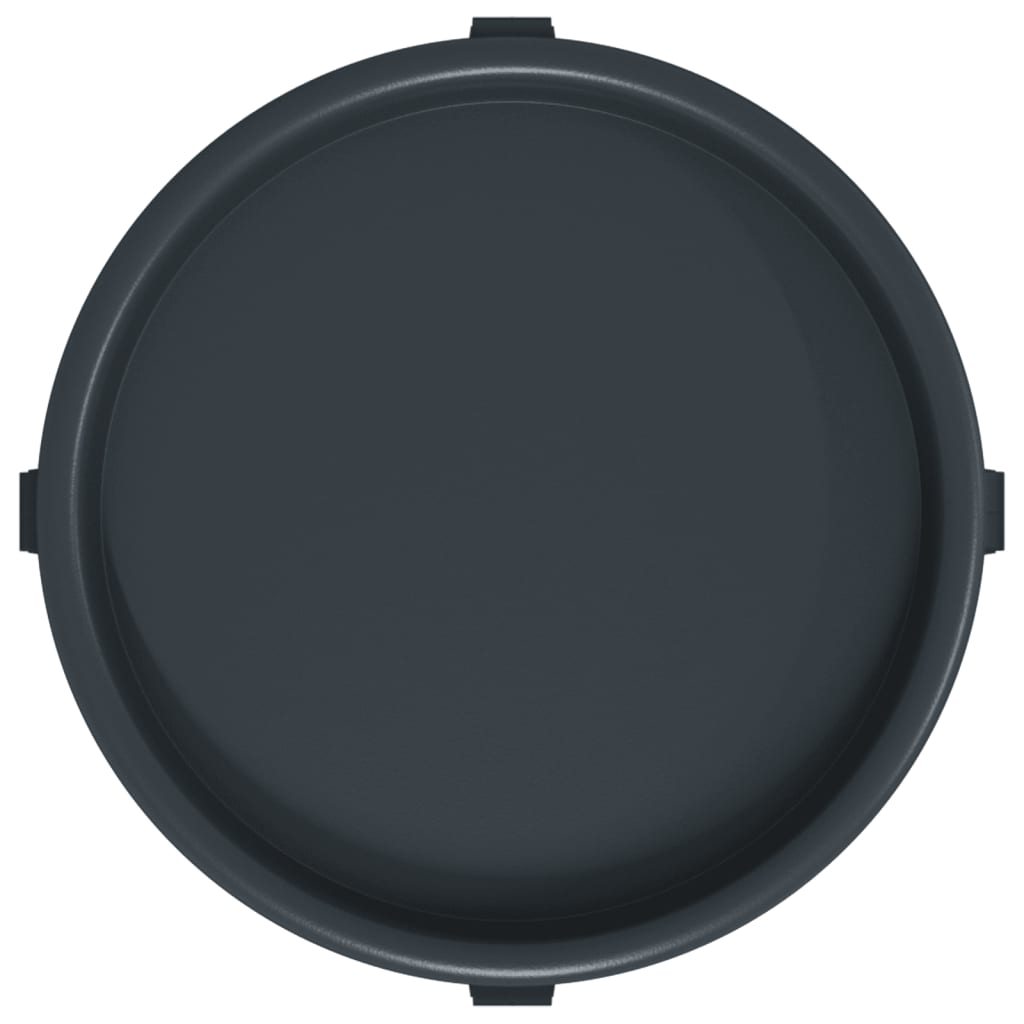 vidaXL Plantentrolleys 2 st met wielen ø34 cm 35 kg grijs - Image 7