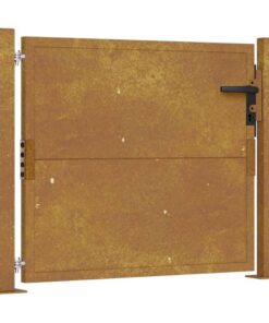 vidaXL Poort 100x100 cm cortenstaal