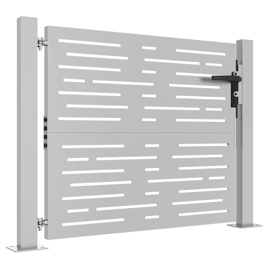 vidaXL Poort 100x100 cm vierkant cortenstaal - Image 5