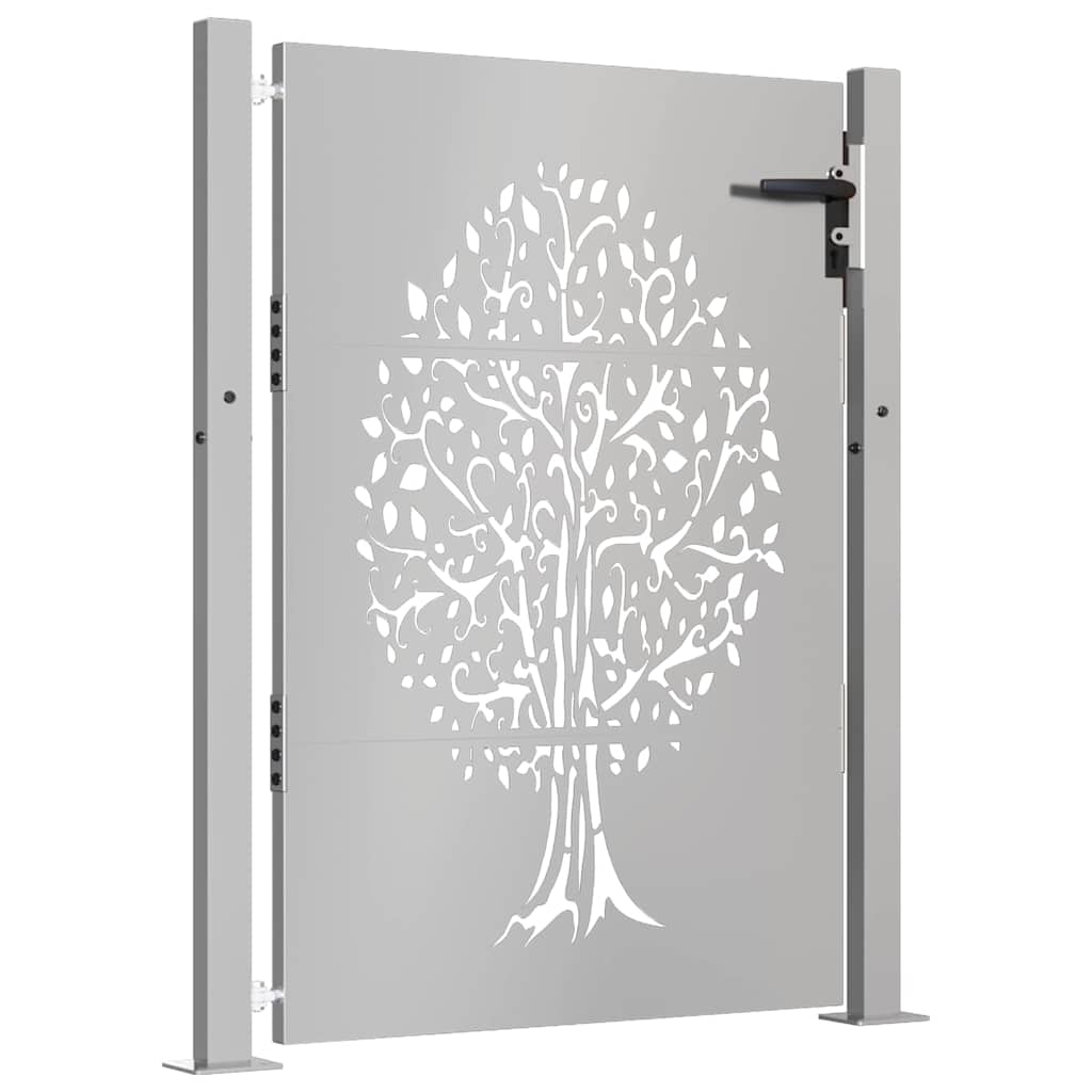 vidaXL Poort 100x150 cm boomontwerp cortenstaal - Image 5