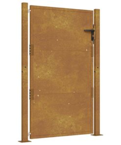 vidaXL Poort 100x150 cm cortenstaal