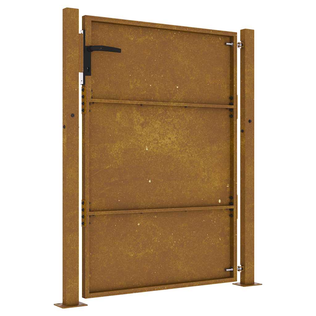 vidaXL Poort 100x150 cm cortenstaal - Image 6