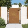 vidaXL Poort 100x150 cm cortenstaal