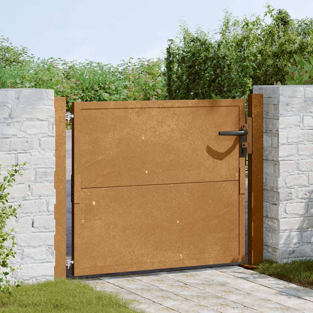 vidaXL Poort 100x75 cm cortenstaal - Afbeelding 3