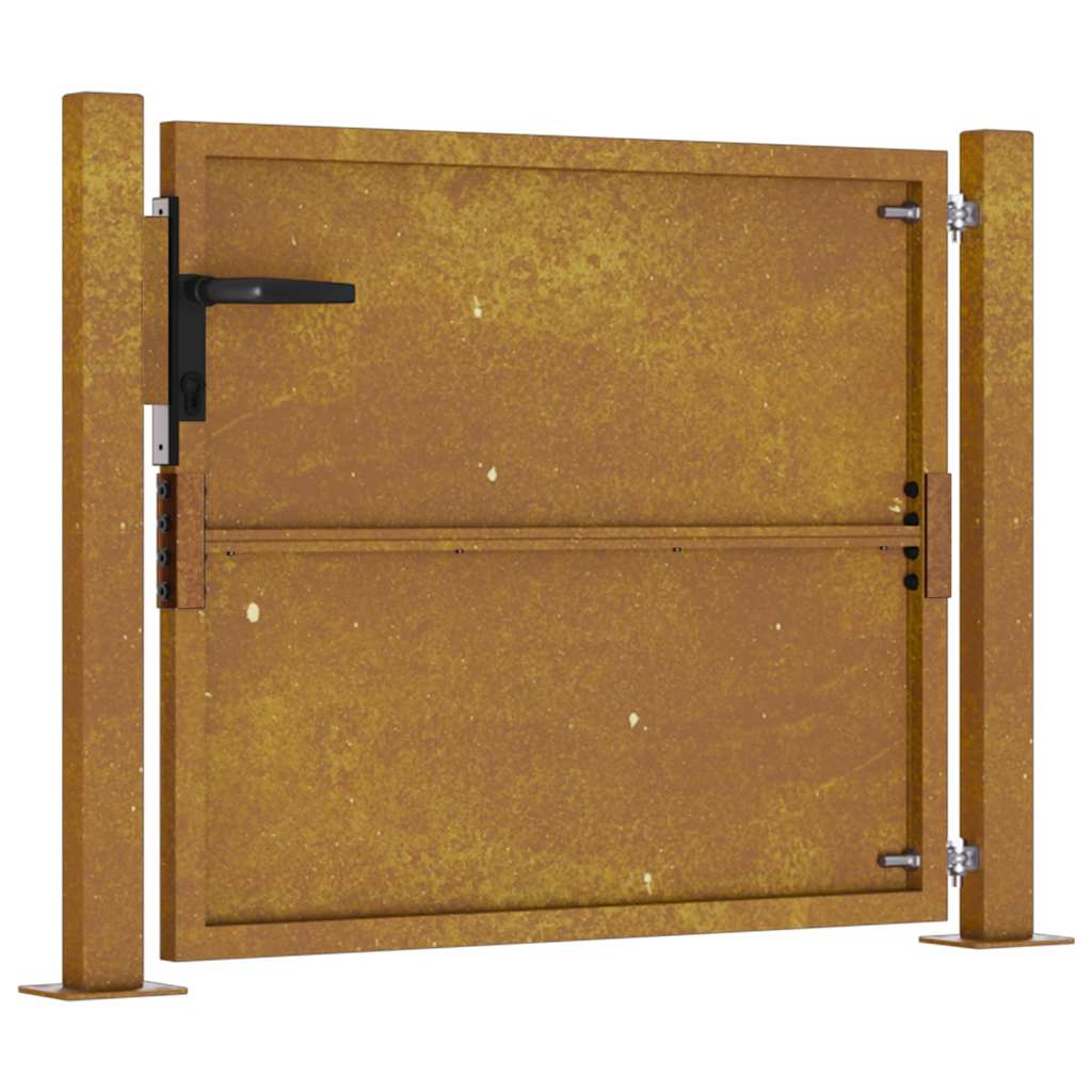 vidaXL Poort 100x75 cm cortenstaal - Afbeelding 6