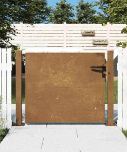 vidaXL Poort 100x75 cm cortenstaal