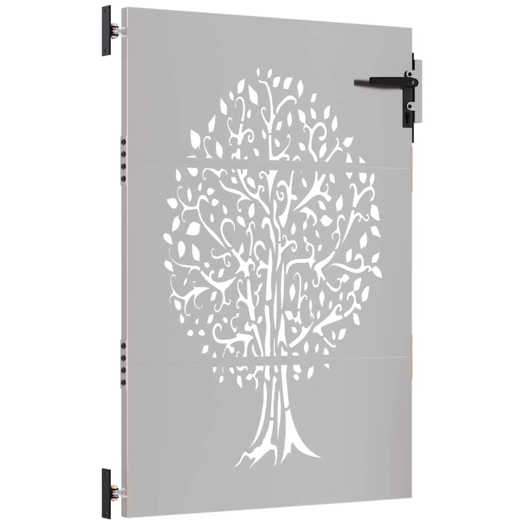 vidaXL Poort 85x125 cm boomontwerp cortenstaal - Image 5