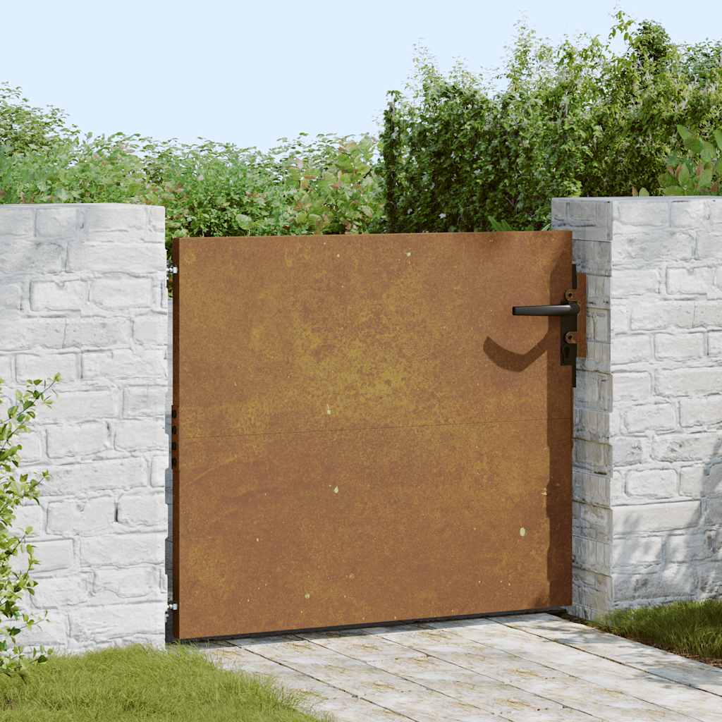 vidaXL Poort 85x125 cm cortenstaal - Image 3