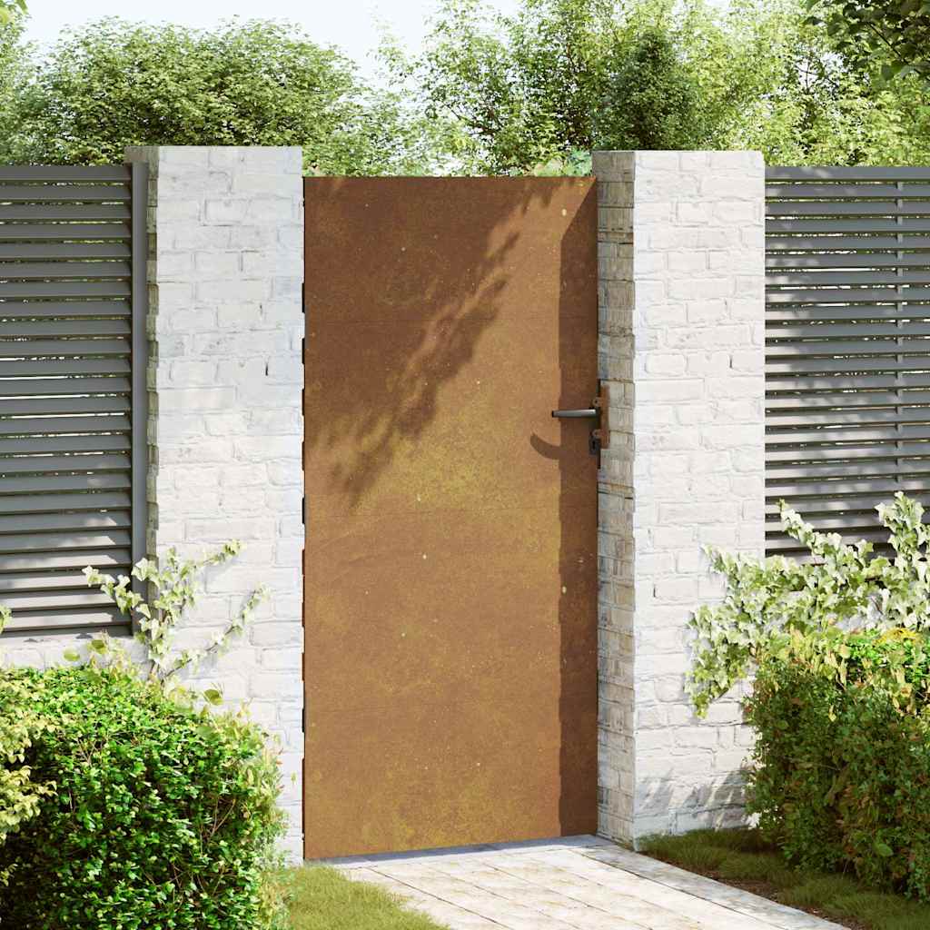 vidaXL Poort 85x175 cm cortenstaal - Afbeelding 3