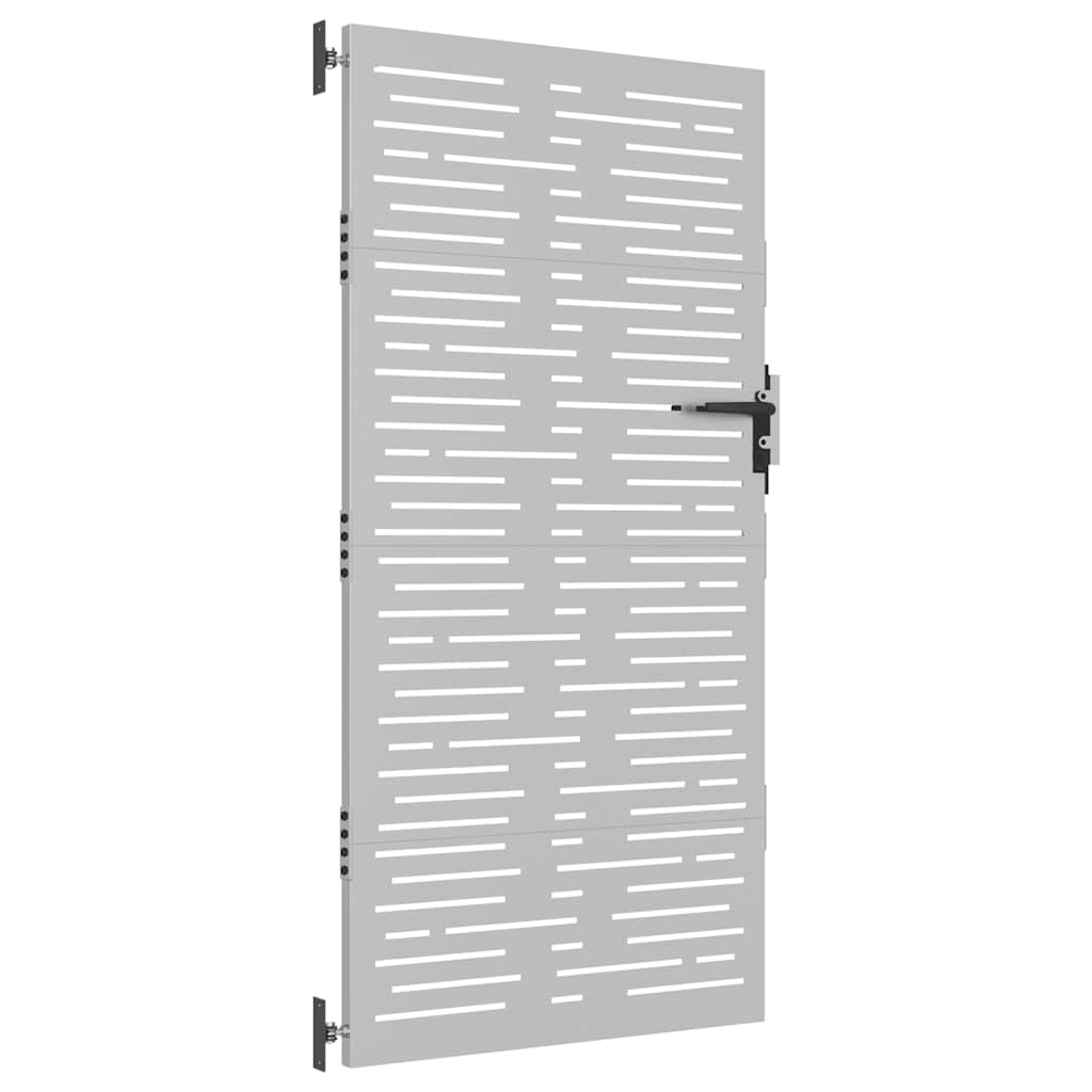 vidaXL Poort 85x175 cm vierkant cortenstaal - Image 5