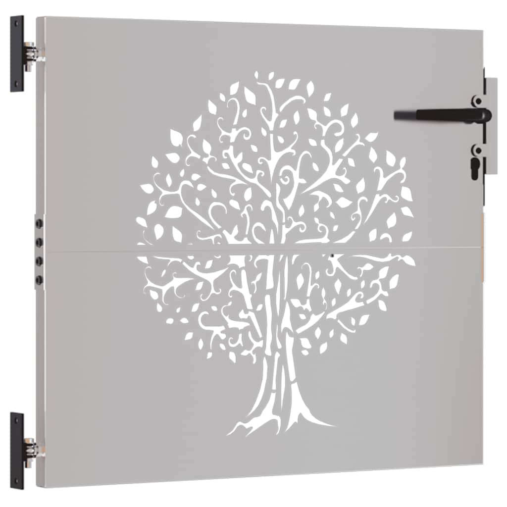 vidaXL Poort 85x75 cm boomontwerp cortenstaal - Image 4