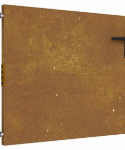 vidaXL Poort 85x75 cm cortenstaal