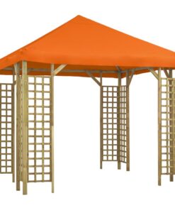 vidaXL Prieel 3x3 m oranje