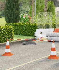 vidaXL Pylonstangen inklapbaar 10 st 116-197 cm