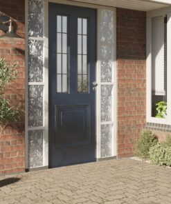 vidaXL Raamfolie bloemenpatroon mat 60x500 cm PVC