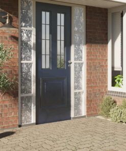 vidaXL Raamfolie bloemenpatroon mat 90x500 cm PVC