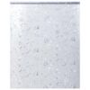 vidaXL Raamfolie bloemenpatroon mat 90x500 cm PVC