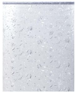 vidaXL Raamfolie bloemenpatroon mat 90x500 cm PVC