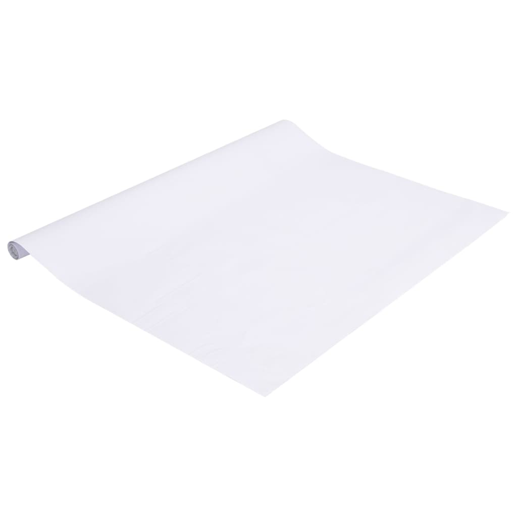 vidaXL Raamfolie mat 90 x 2000 cm PVC wit - Afbeelding 4