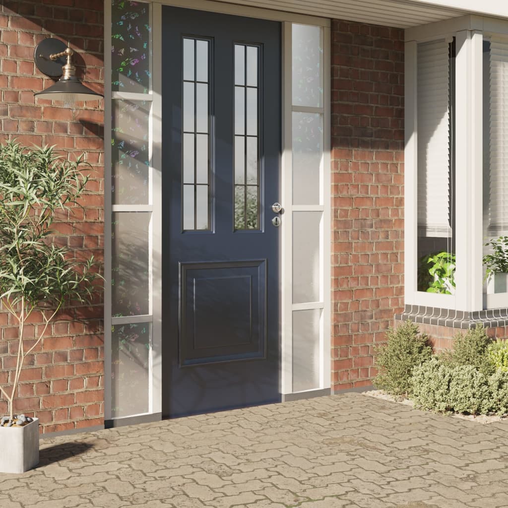 vidaXL Raamfolie regenboogpatroon mat 45x1000 cm PVC