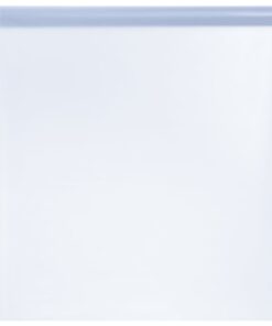 vidaXL Raamfolie statisch mat grijs 90 x 500 cm PVC