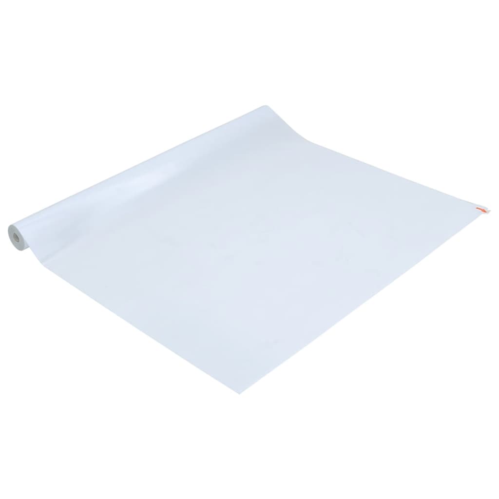 vidaXL Raamfolie statisch mat wit 45x1000 cm PVC - Afbeelding 5