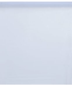 vidaXL Raamfolie statisch mat wit 90x500 cm PVC