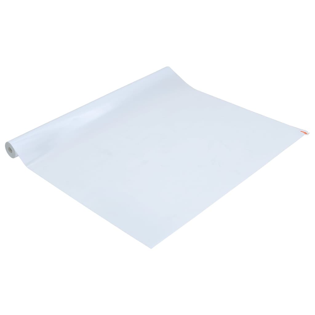 vidaXL Raamfolie statisch mat wit 90x500 cm PVC - Afbeelding 5