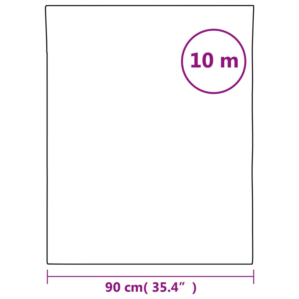 vidaXL Raamfolie statisch matzwart 90 x 1000 cm PVC - Afbeelding 7
