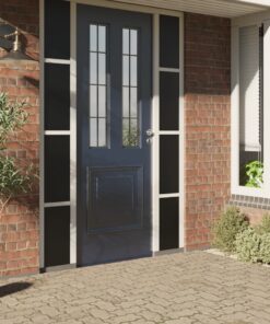 vidaXL Raamfolie statisch matzwart 90 x 2000 cm PVC