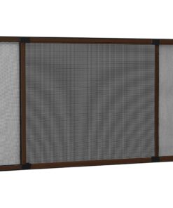 vidaXL Raamhor uitschuifbaar (100-193)x75 cm bruin