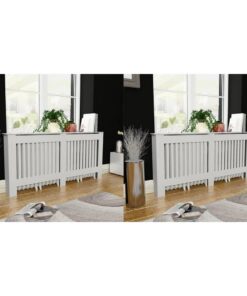 vidaXL Radiatorombouw 2 st 172 cm MDF wit