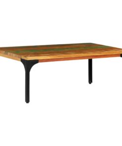 vidaXL Salontafel 100x60x35 cm massief gerecycled hout