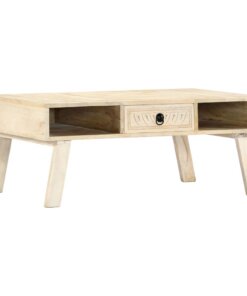 vidaXL Salontafel 100x60x40 cm massief mangohout