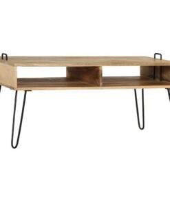 vidaXL Salontafel 100x60x45 cm massief mangohout