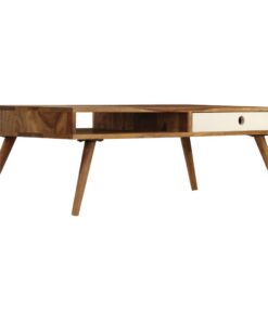 vidaXL Salontafel 110x50x35 cm massief acaciahout