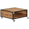 vidaXL Salontafel 70x70x32 cm massief acaciahout
