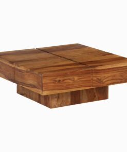 vidaXL Salontafel 80x80x30 cm massief acaciahout