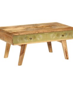 vidaXL Salontafel 90x50x40 cm massief mangohout