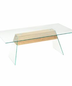 vidaXL Salontafel Doorzichtig 110 x 55 x 40 cm Glas