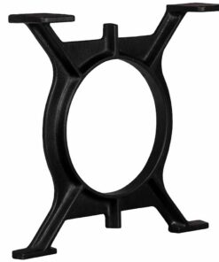 vidaXL Salontafelpoten 2 st O-frame gietijzer